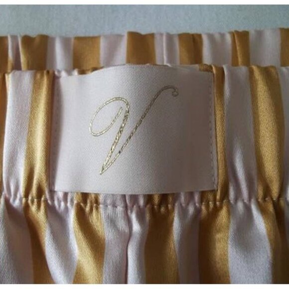 Victoria Secret® Limited Edition Satin Striped Pajama Pant Size Large - Picture 9 of 14